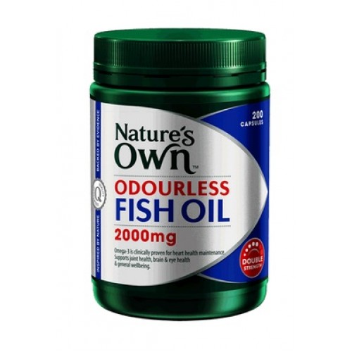 Nature's Own Odourless Fish Oil 2000mg 200 Capsules